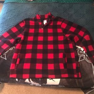 Plus Size Sherpa 1/4 Zip Jacket!